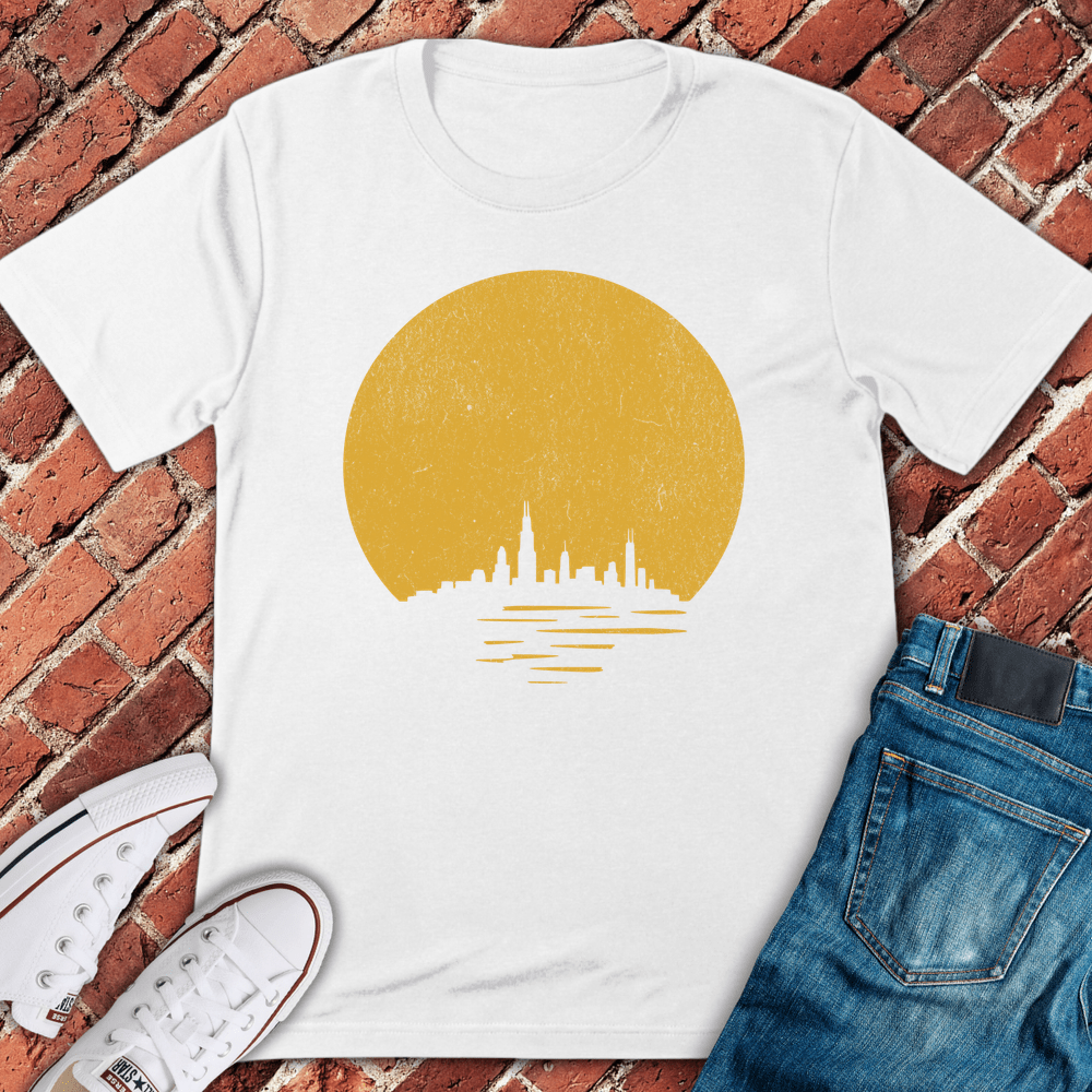 Chicago Sundown T-Shirt - White