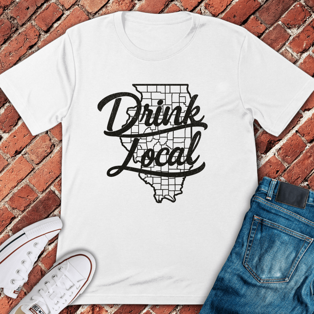Drink Local T-Shirt - White