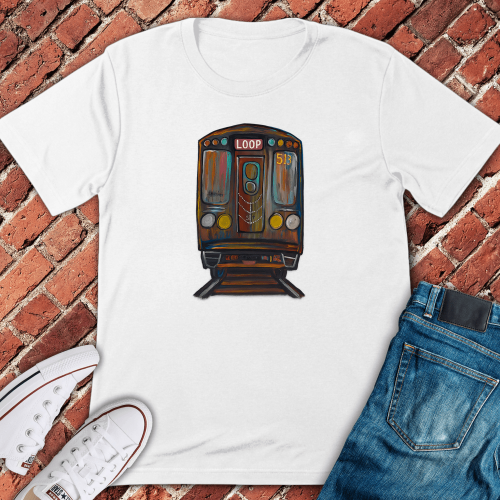 Loop Train T-Shirt - White