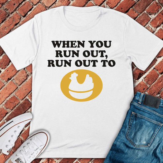 When You Run Out T-Shirt - White