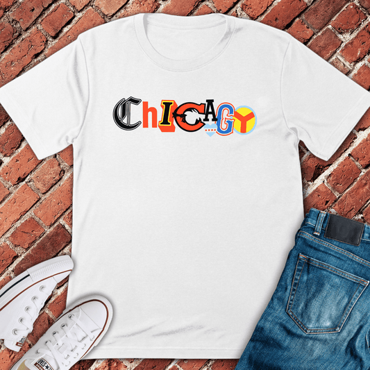 Colorful Chicago T-Shirt - White