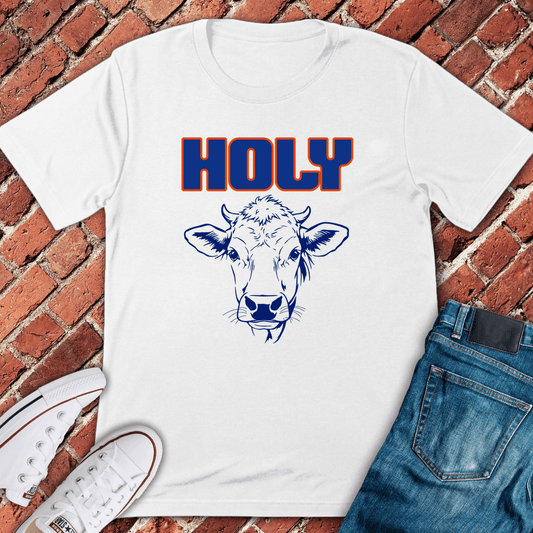 Holy Cow Face T-Shirt - White