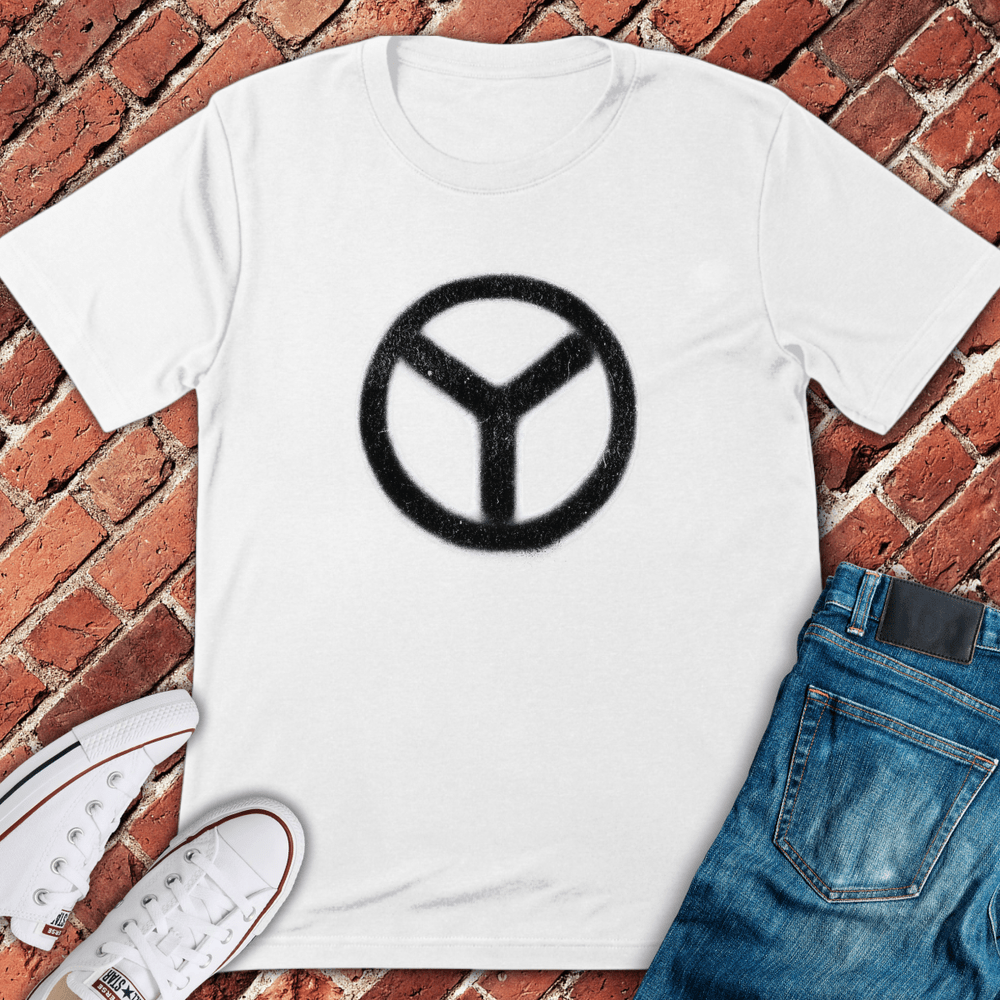 Abstract Municipal Device T-Shirt - White