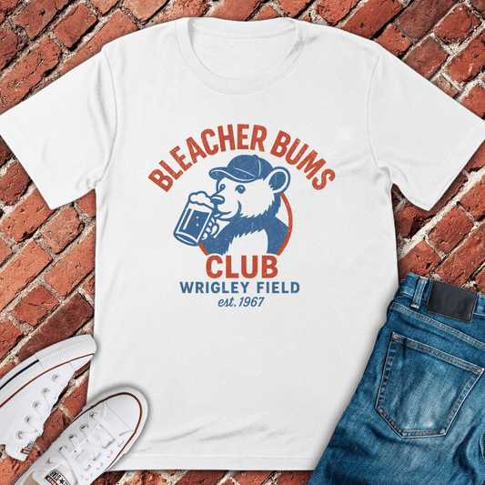 Bleacher Bums Club T-Shirt - White