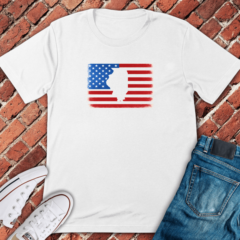 Illinois USA T-Shirt - White