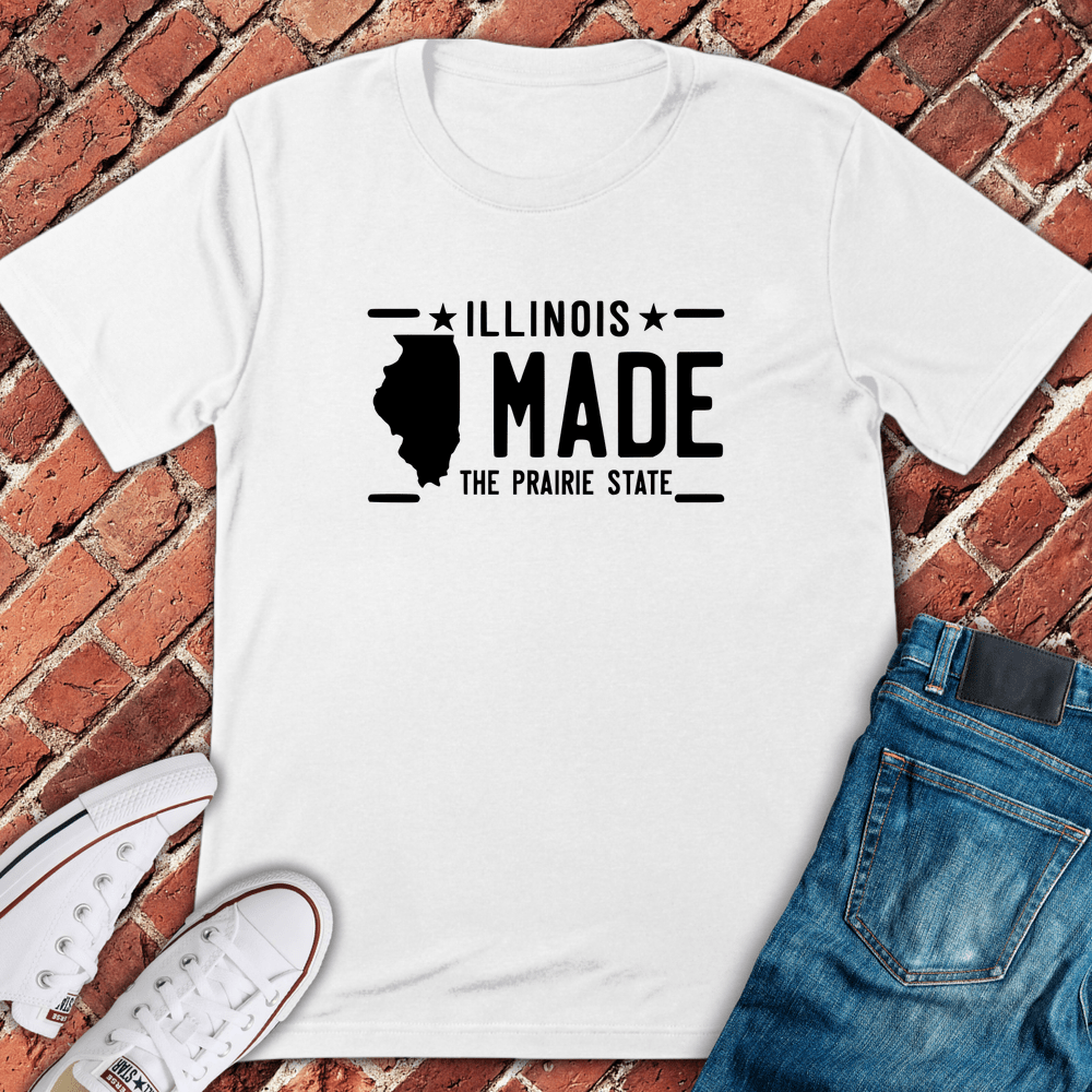 Illinois Made T-Shirt - White