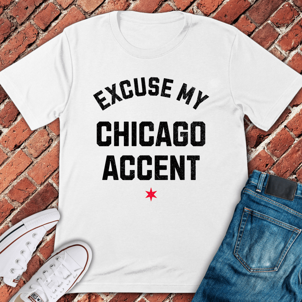 Chicago Accent T-Shirt - White