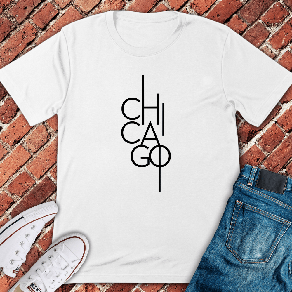 Vertical Vibes T-Shirt - White