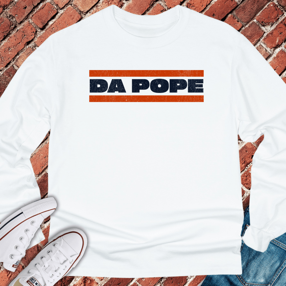 Da Pope Long Sleeve - White
