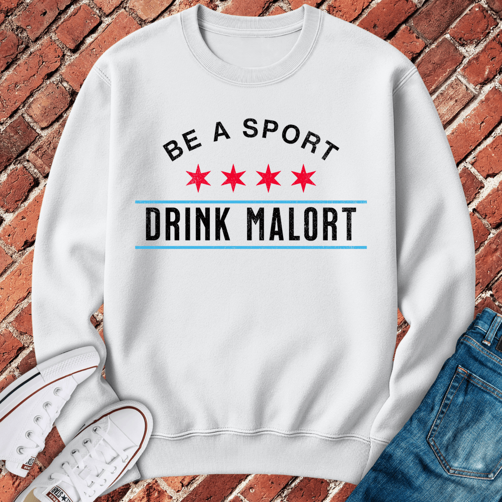 Be a Sport Crewneck - White