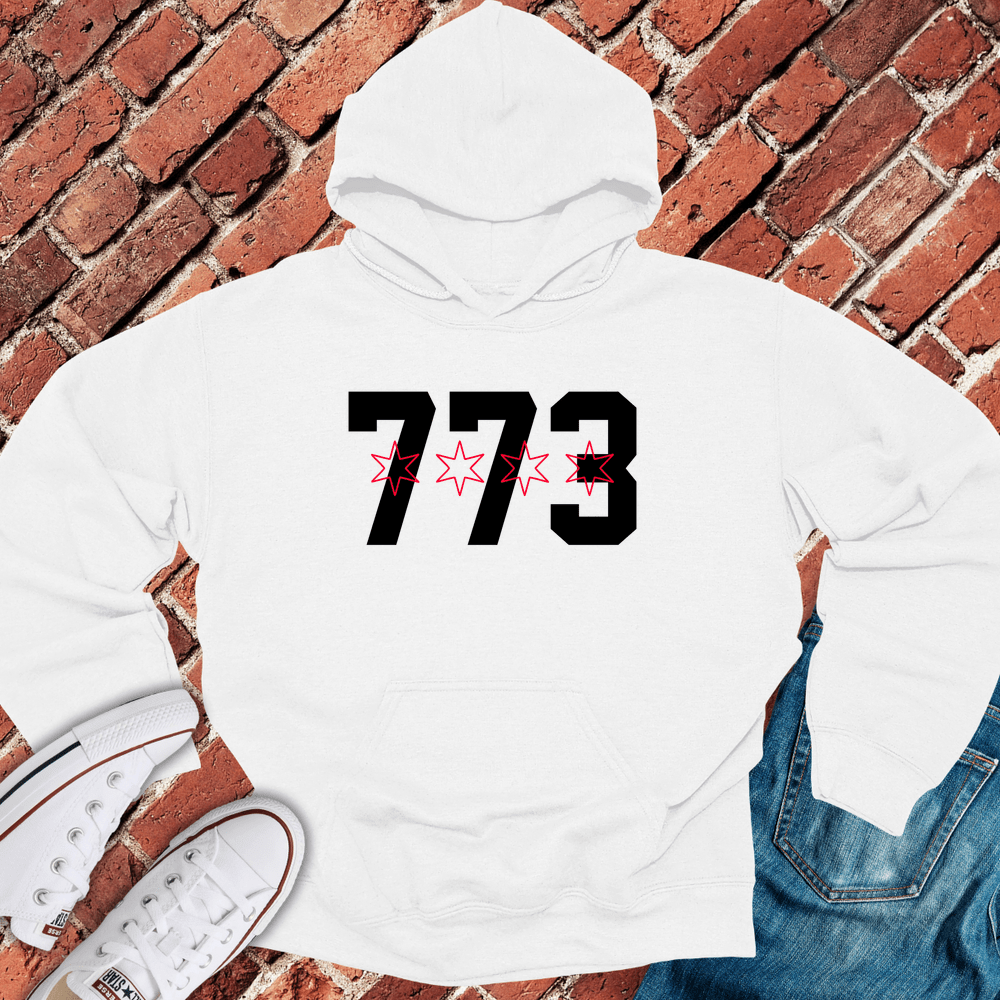 773 Stars Hoodie - White