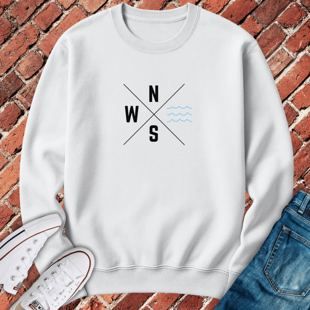 Lake Always East Crewneck - White