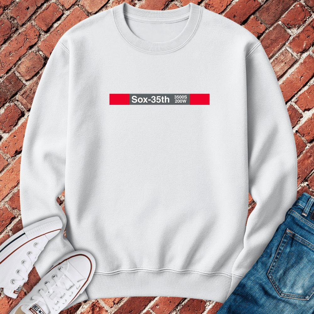 Sox-35th Station Crewneck - White