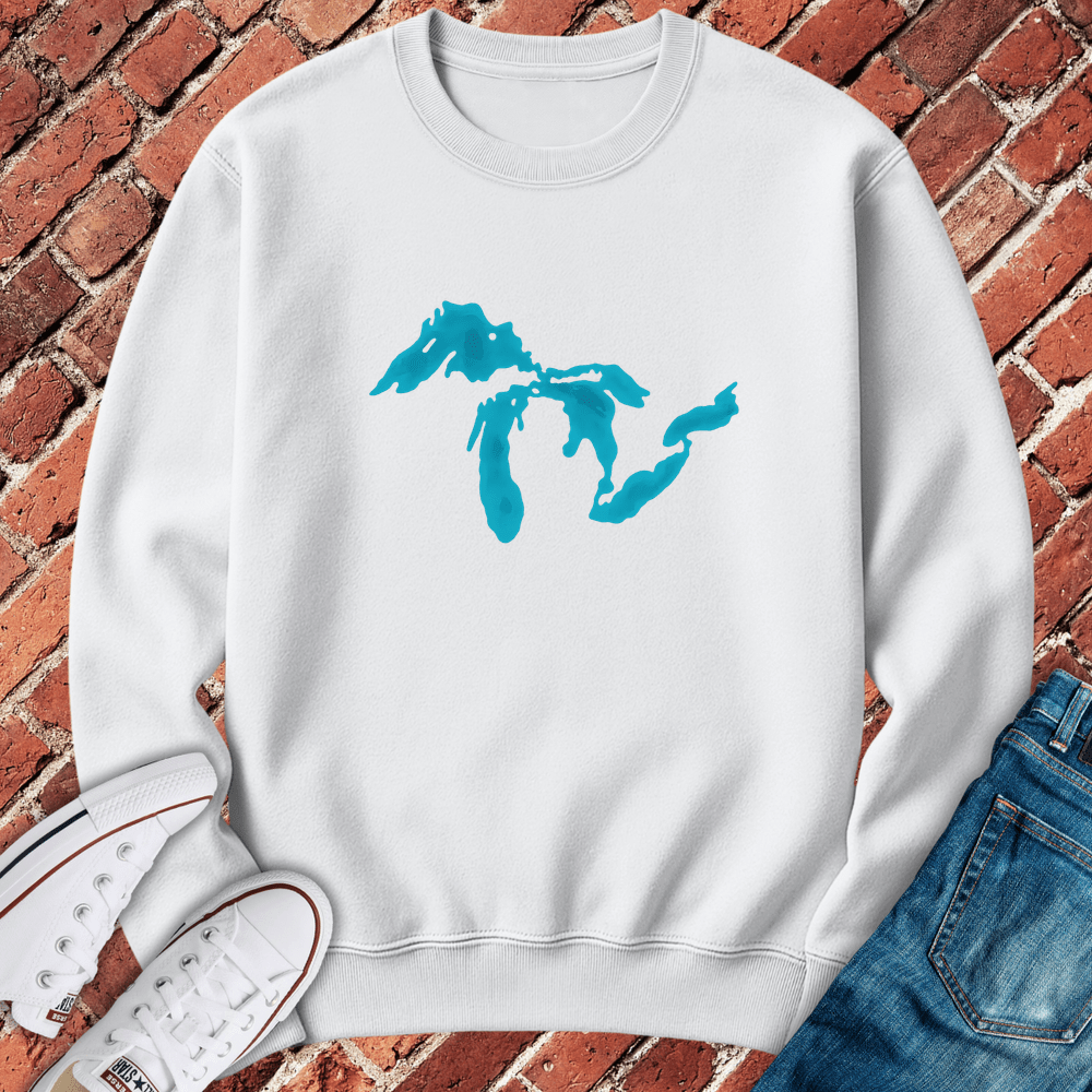 Great Lakes Crewneck - White