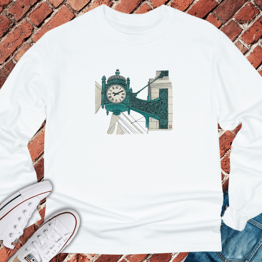 Marshall Clock Long Sleeve - White