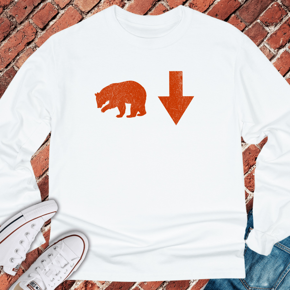 Bear Down Long Sleeve - White