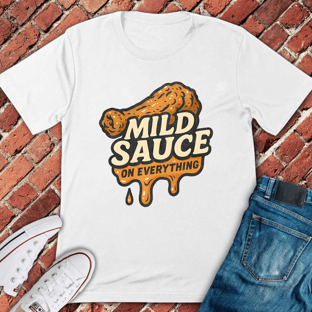 Mild Sauce Drip T-Shirt - White