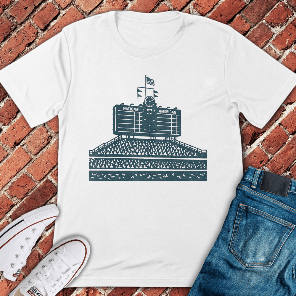 Wrigley Scoreboard T-Shirt - White