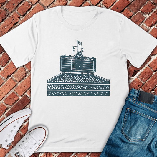 Wrigley Scoreboard T-Shirt - White
