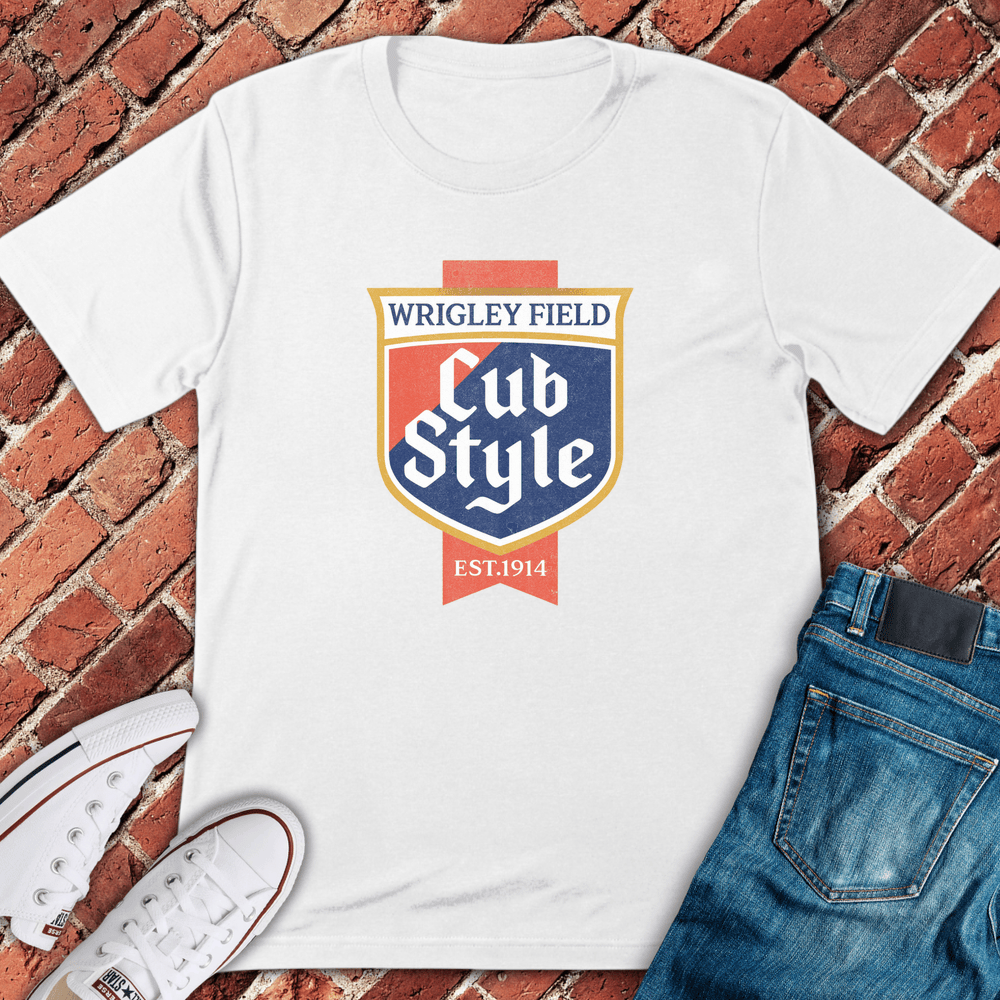 Cub Style Badge T-Shirt - White