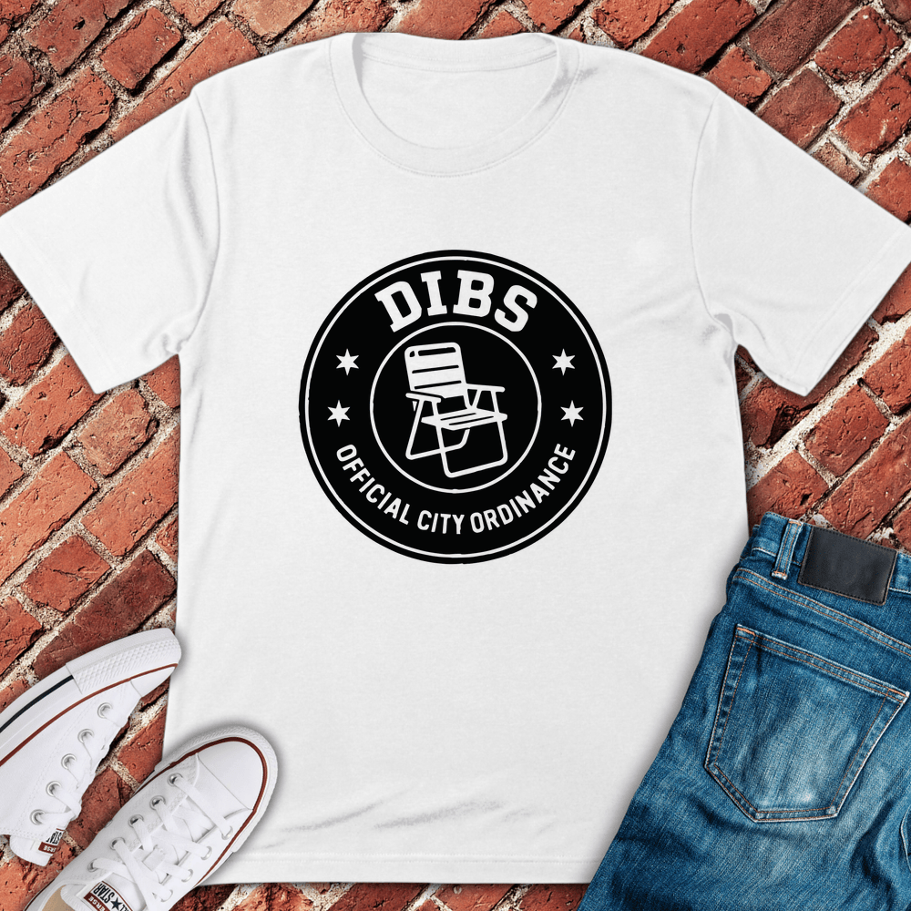 Dibs Ordinance T-Shirt - White