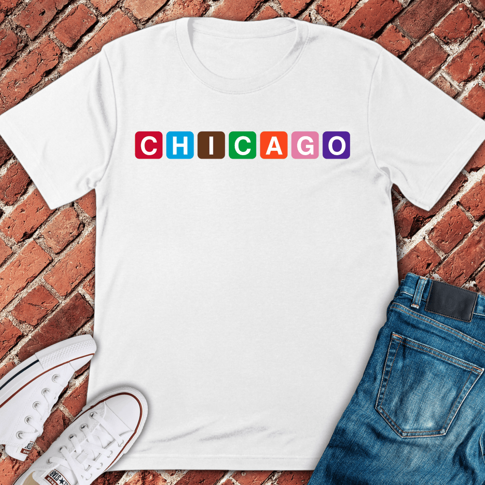 Block Chicago T-Shirt - White