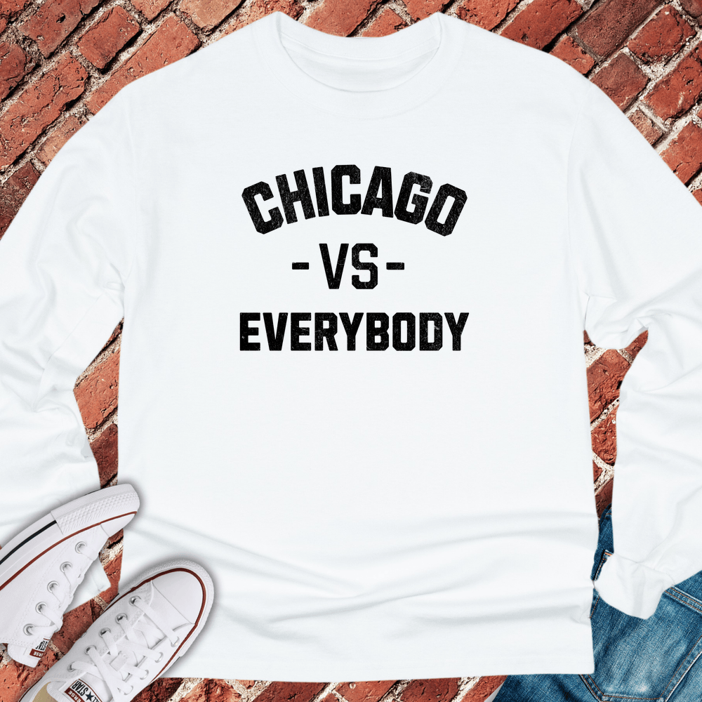 Chicago Vs Everybody Long Sleeve - White