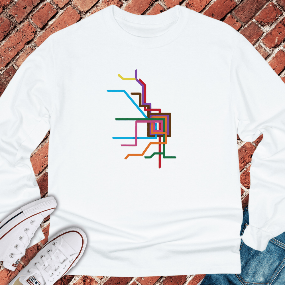 CTA Brushstrokes Long Sleeve - White