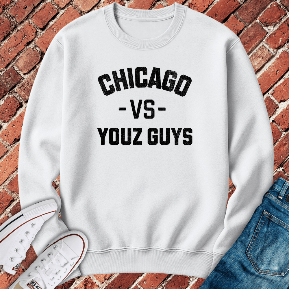 Chicago Vs Youz Guys Crewneck - White
