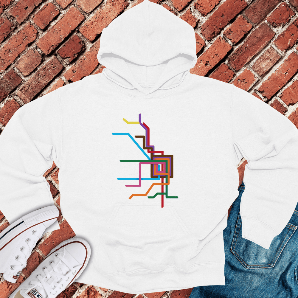 CTA Brushstrokes Hoodie - White