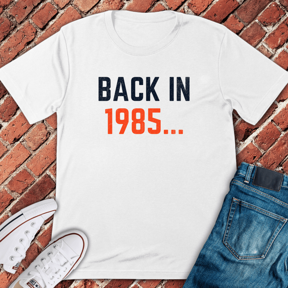 Back In 1985 T-Shirt - White