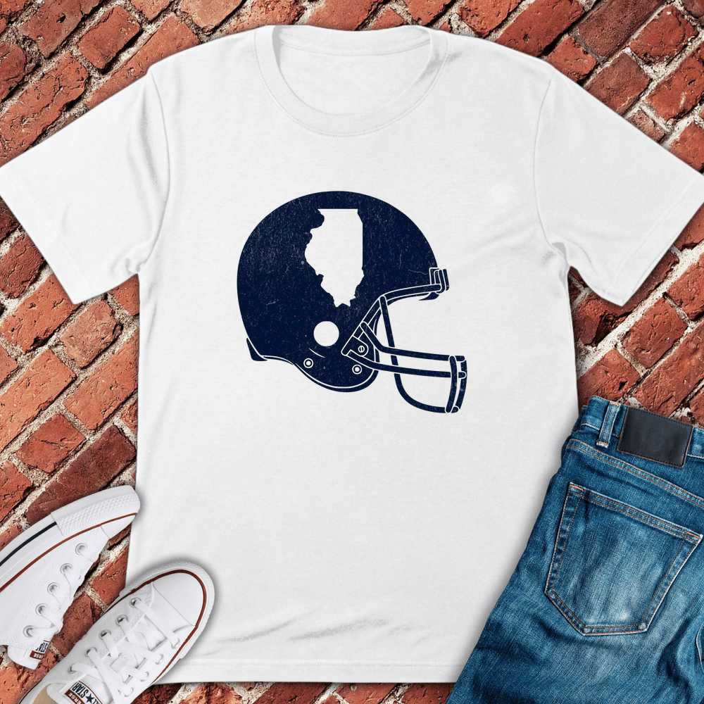 Helmet Silhouette T-Shirt - White