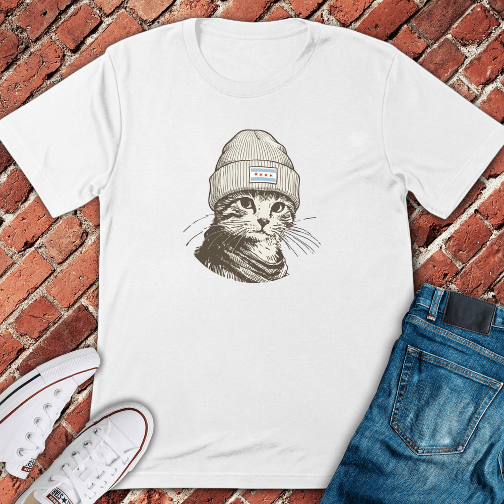 Chicago Cat T-Shirt - White