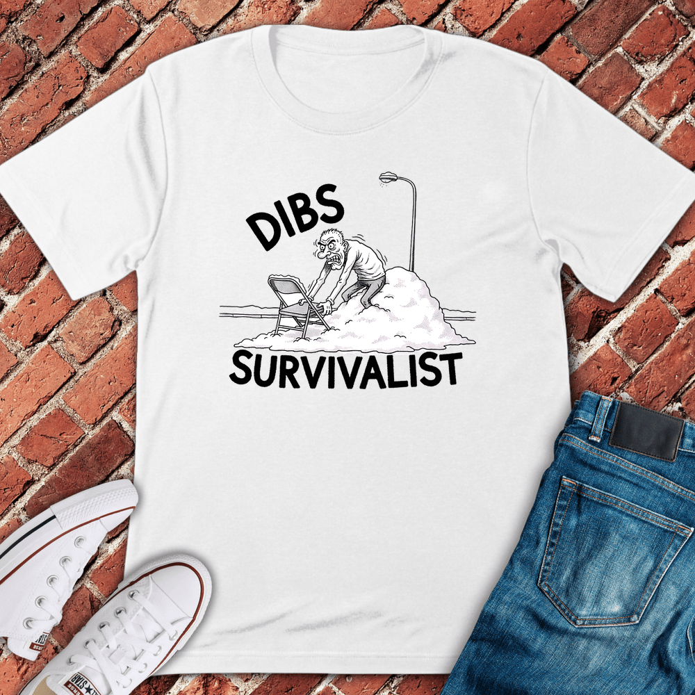 Dibs Survivalist T-Shirt - White