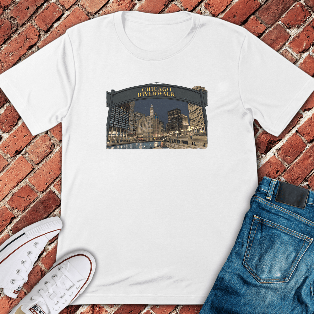 Chicago Riverwalk T-Shirt - White