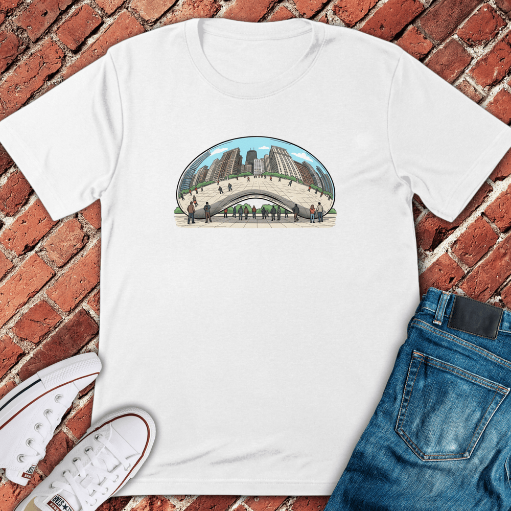 Bean Reflection T-Shirt - White