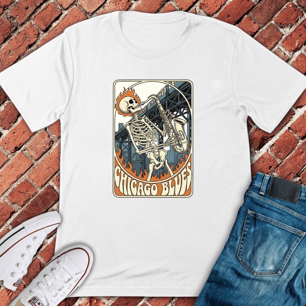 Chicago Blues T-Shirt - White
