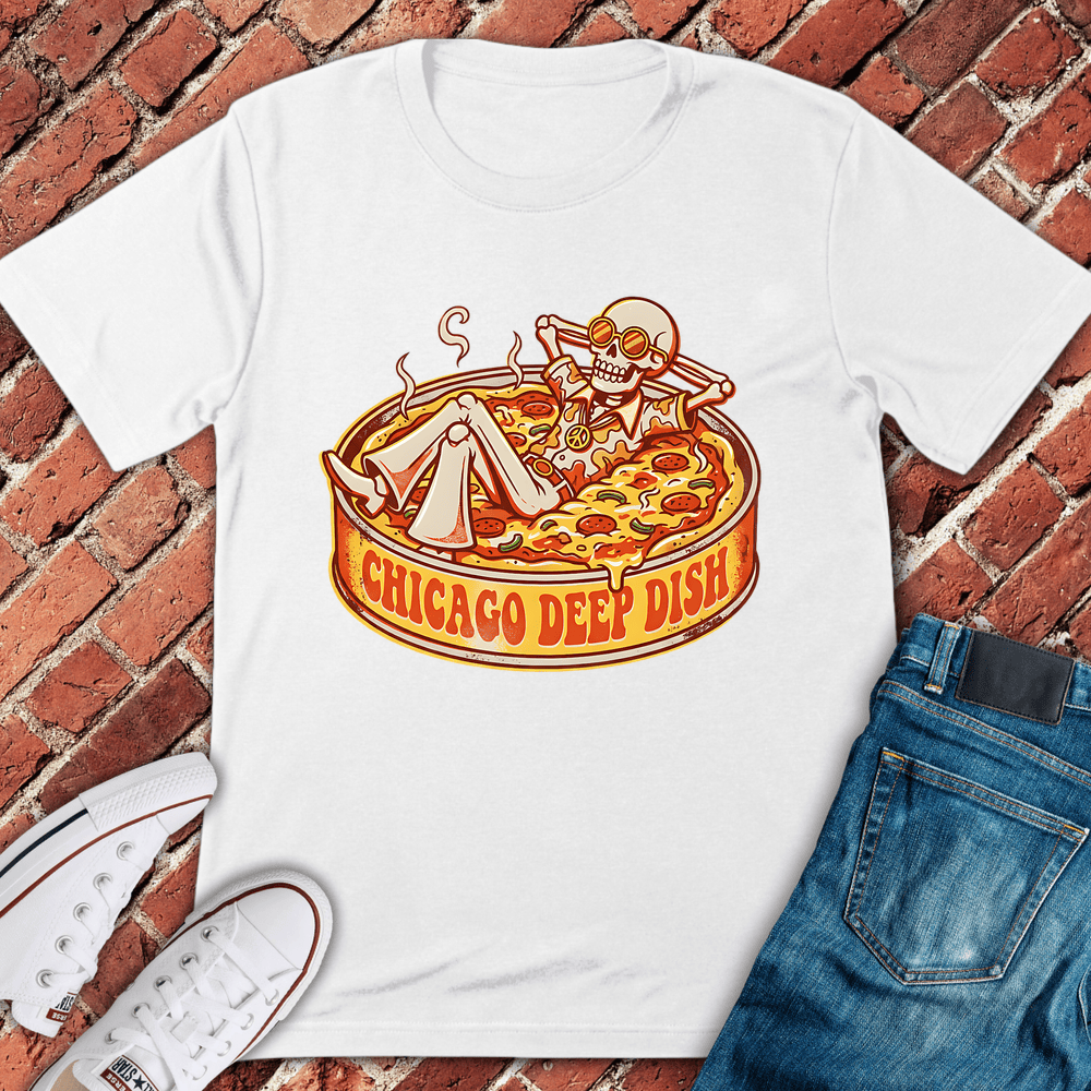 Deep Dish Dreams T-Shirt - White