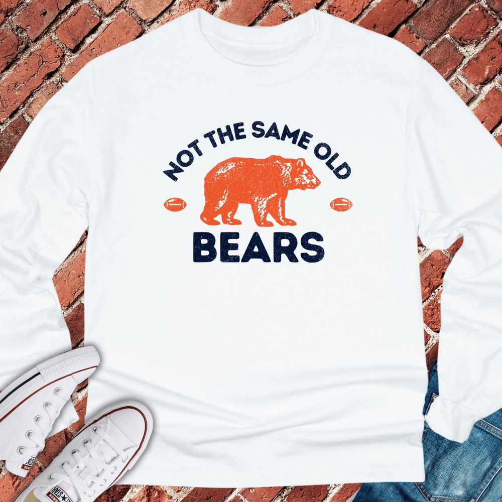 Same Old Bears Long Sleeve - White