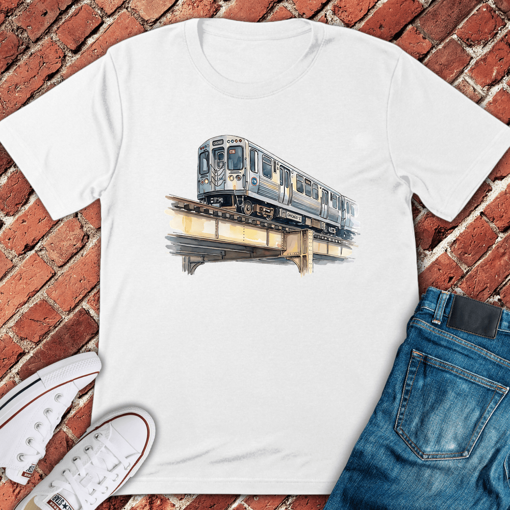 El Train Express T-Shirt - White