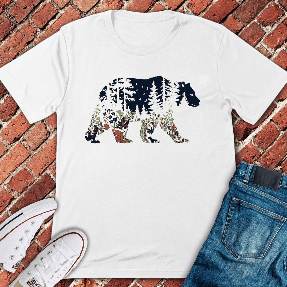 Bear Roots T-Shirt - White