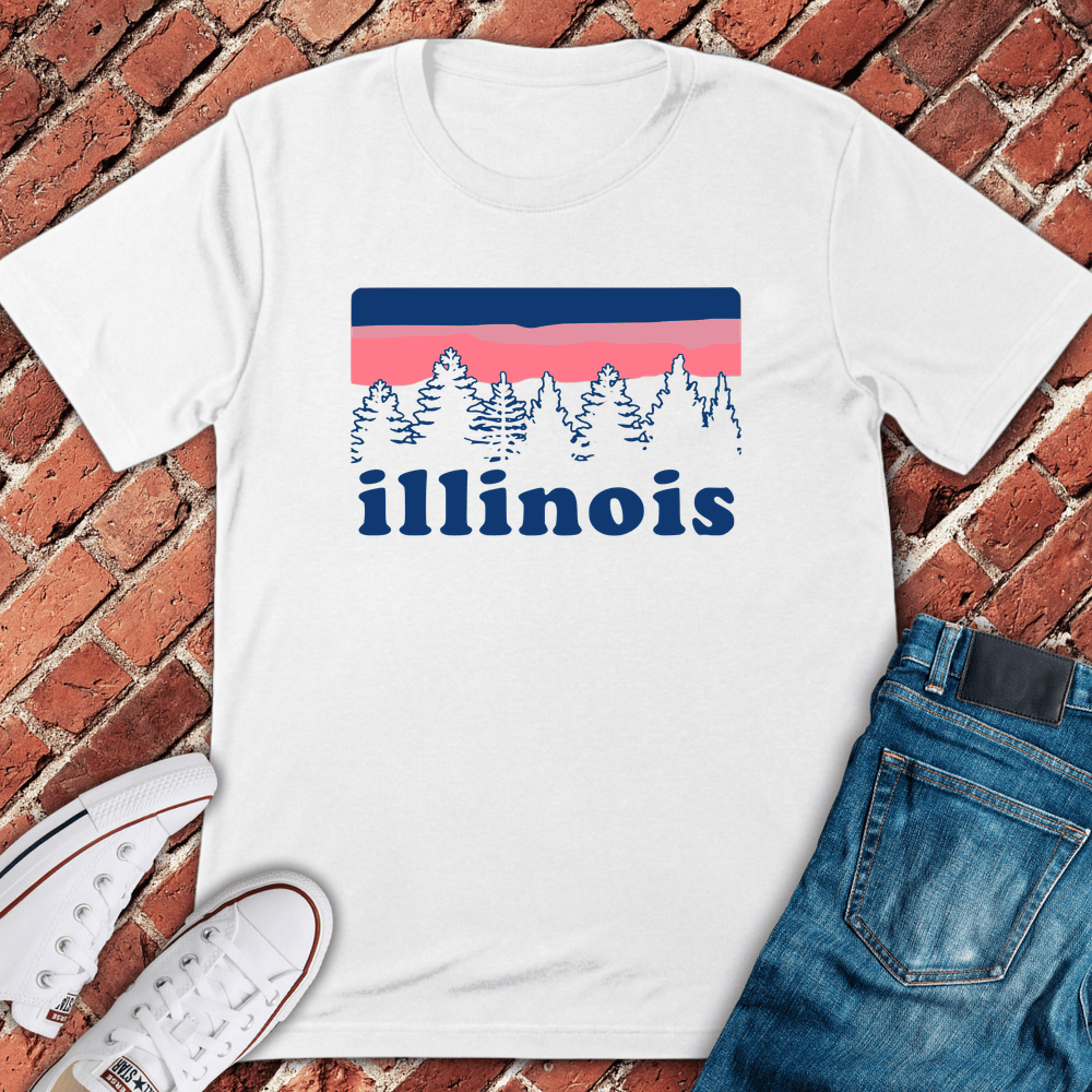 Illinois Pines T-Shirt - White