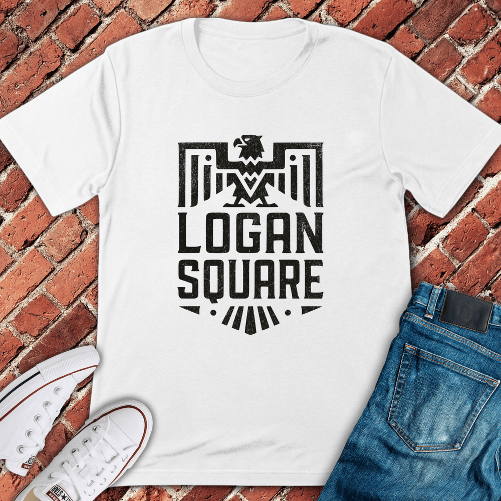 Logan Square Badge T-Shirt - White