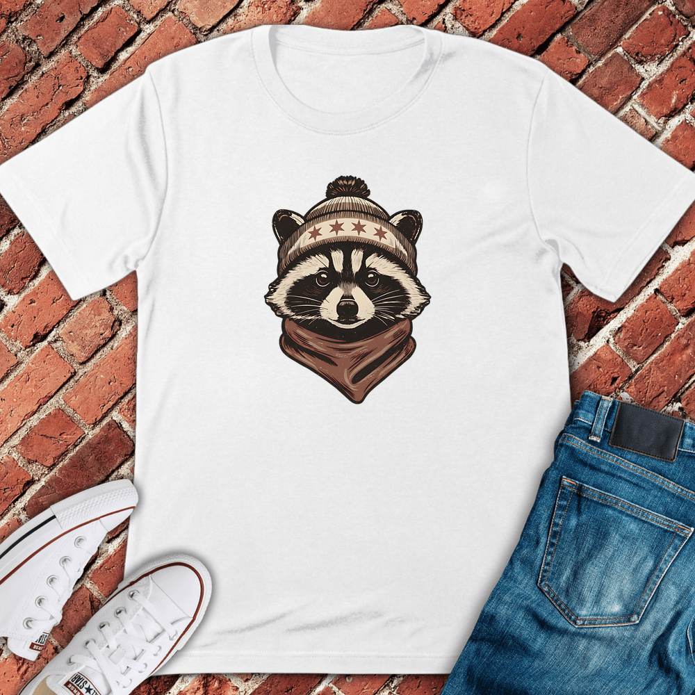 Chicago Raccoon T-Shirt - White