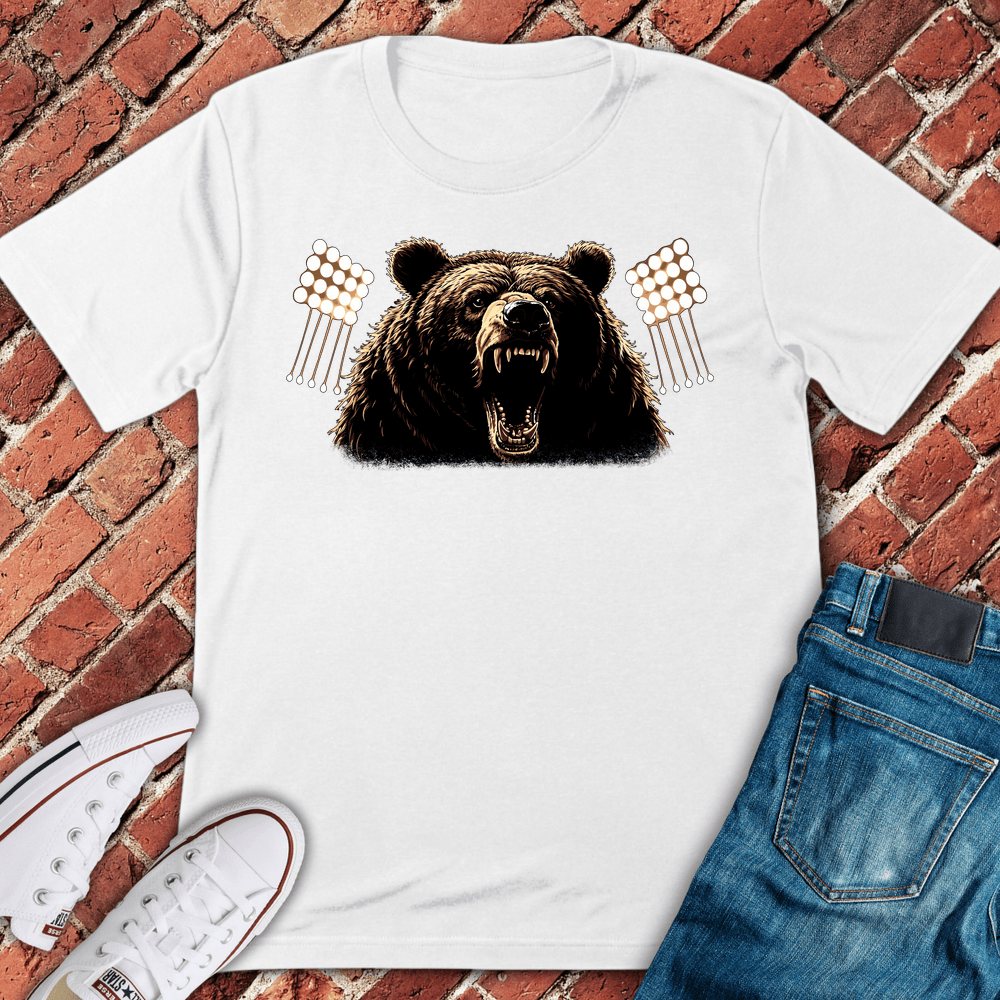 Gridiron Bear T-Shirt - White