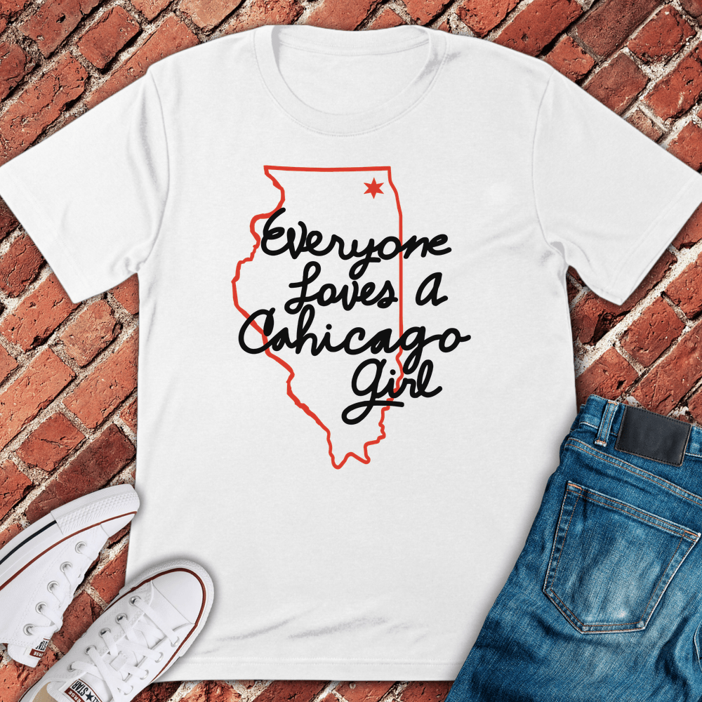 Chicago Girl Love T-Shirt - White