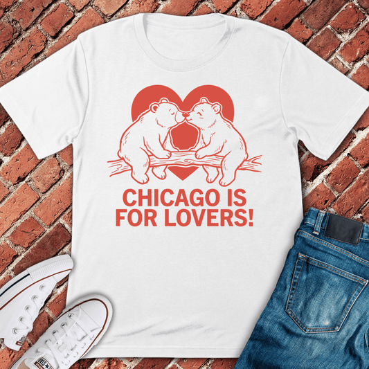 Chicago Bear Love T-Shirt - White