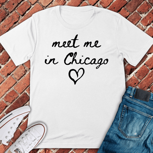 Meet Me In Chicago T-Shirt - White