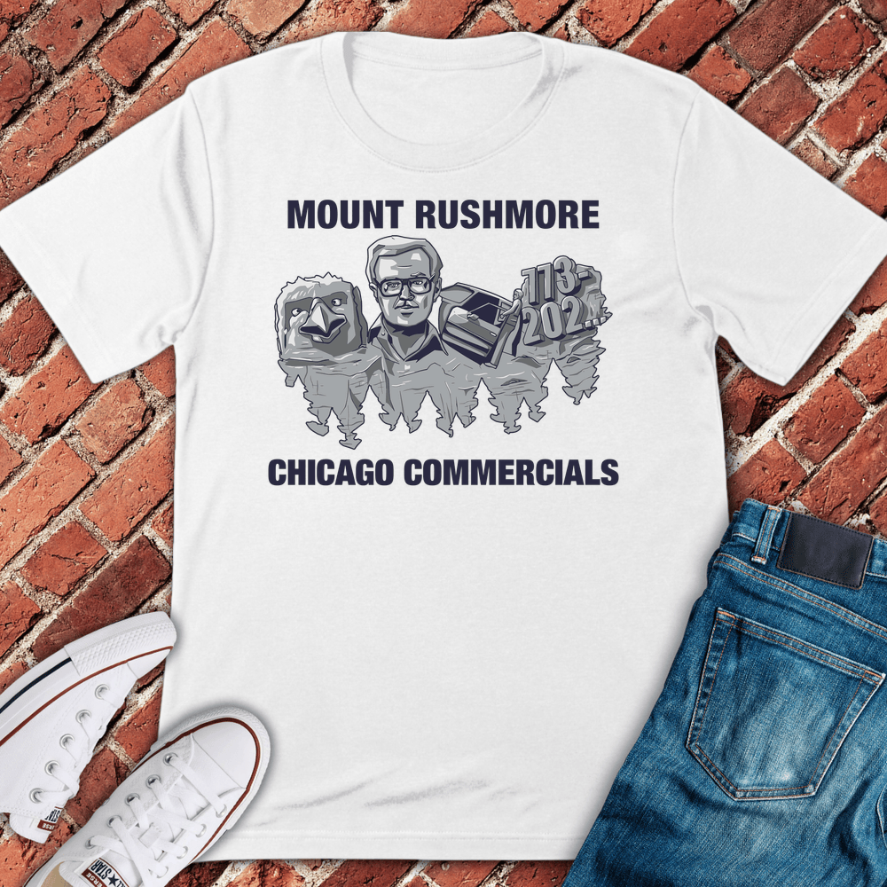 Chi Ad Rushmore T-Shirt - White