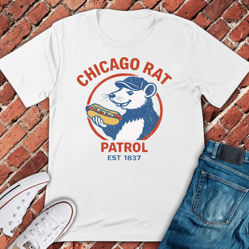 Chicago Rat Patrol T-Shirt - White